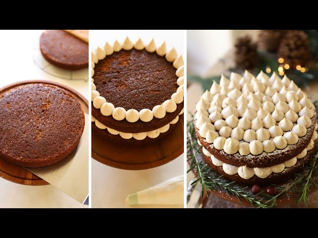 Gingerbread Cake with Spiced Cream Cheese Frosting