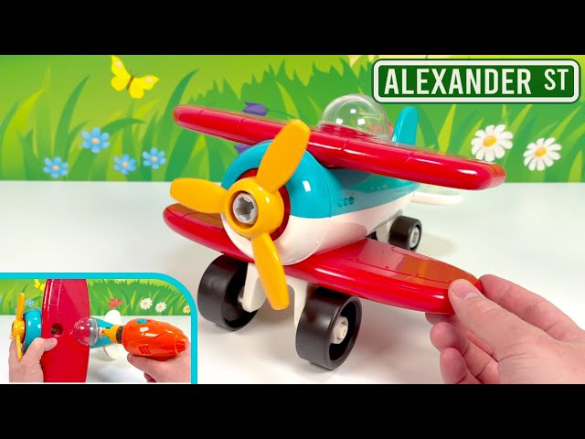 Toddler Videos, Educational Toddler Toys, Battat Toys, Toddler Toys, Toy Airplane, Take Apart Toys