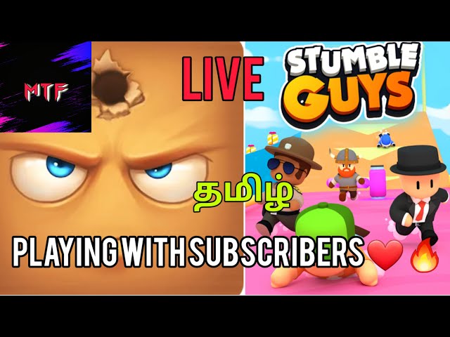 🙈 Hide Online And 😍 Stumble Guys Live In Tamil 🔴 | Playing With Subscribers 🎁