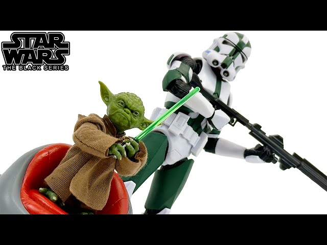 Star Wars Black Series Yoda & Commander Gree 2-Pack Review!