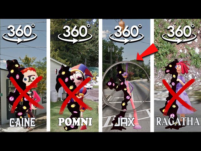 FIND The Amazing Digital Circus Abstracted | Pomni - Jax - Ragatha - Caine Finding Challenge 360° VR