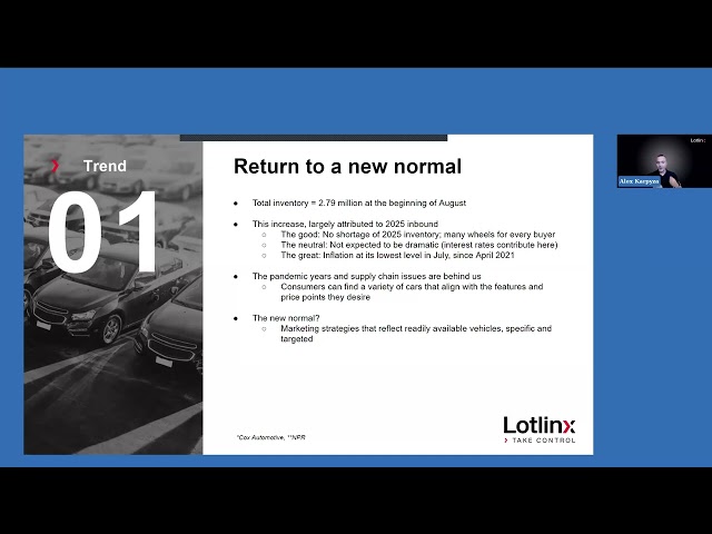 [Webinar] A Return To a New Normal: Q4 Predictions for Automotive Inventory