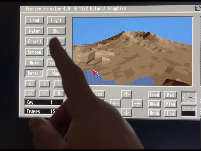 Terrain Maker for AMIGA! Scenery Animator.