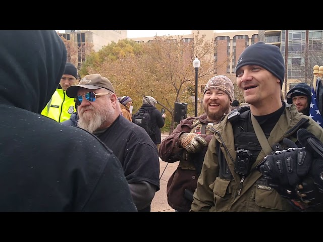 #Antifa & Boomers SQUARE OFF @ State Capital! @ 2nd Amendment Rally #MAGA