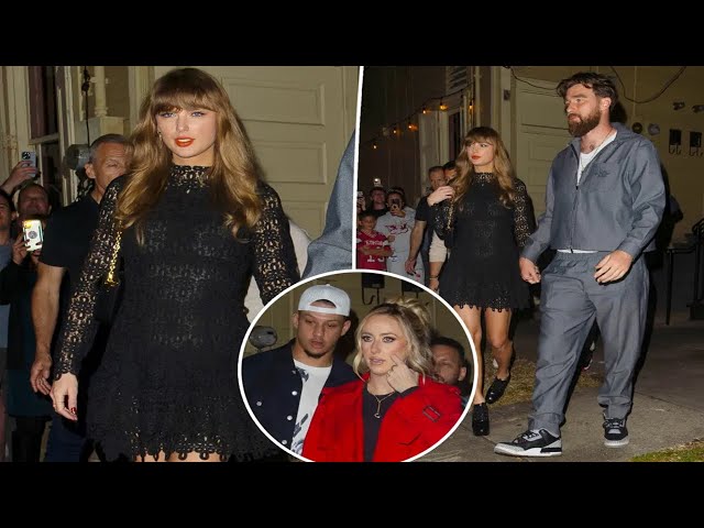 Taylor Swift and Travis Kelce Have Double Date with Patrick and Brittany Mahomes in New Orleans