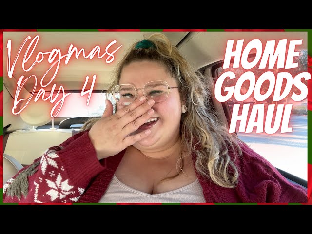 Dunkin Storytime | Vlogmas Day 4 | Homegoods Haul