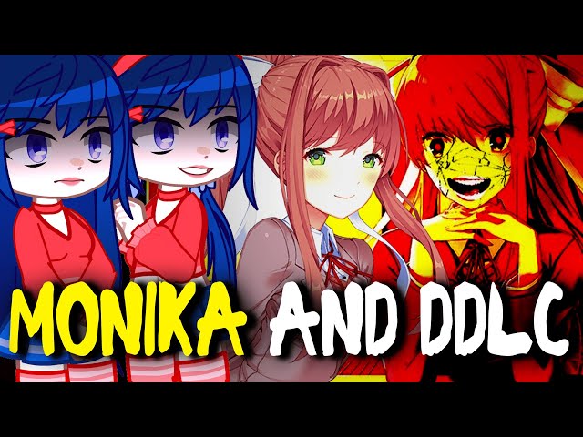 MiSide React To Monika And DDLC. | Gacha Club | Gacha React [ENG/RU]