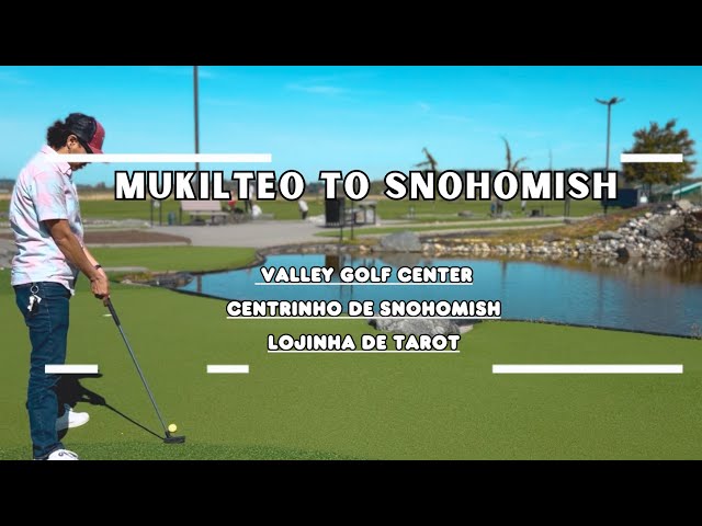 #2 Vlog : Mini golf - lojinha de tarô em Snohomish