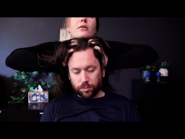 [ASMR] Vigorous Stimulating Indian Head Massage with Cosmic Energy Techniques