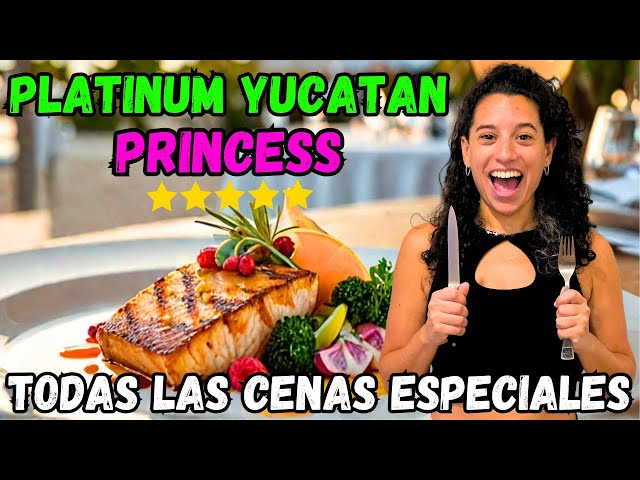 The Best Food in an ALL INCLUSIVE?🏝️🍷 We tried EVERYTHING at the Platinum Yucatan Princess