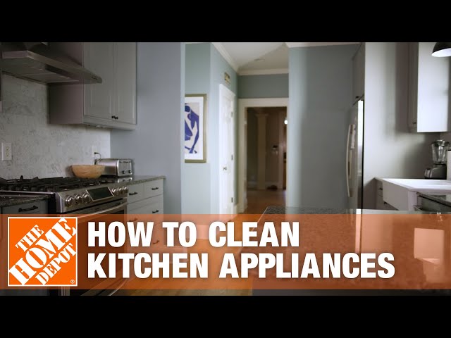 How to Clean Kitchen Appliances | Appliance Cleaning Tips  | The Home Depot