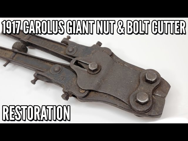 104-year-old Carolus 25" Nut & Bolt Cutter Complete Teardown and Restoration