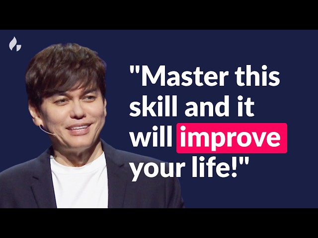 The most UNDERRATED SKILL you can learn this year | Joseph Prince | Gospel Partner Excerpt