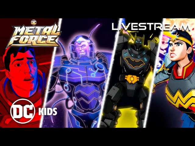 🔴 LIVE! FULL EPISODES 1-8 MARATHON | DC Metal Force | @dckids