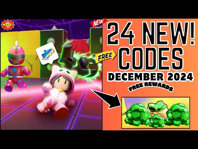 DECEMBER🎁CODES⚡TODAY*s🎁STUMBLE GUYS DECEMBER CODES 2024 || STUMBLE GUYS PROMO CODES OF 2024