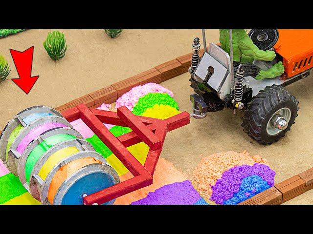 Top diy tractor making mini Rice Harvester Machine || Village Farm