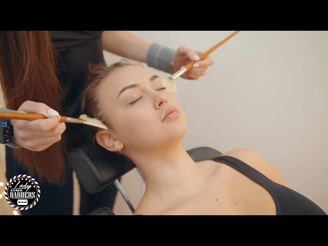 Soothing ASMR Head Massage by Barber Lady Sandra for Girls