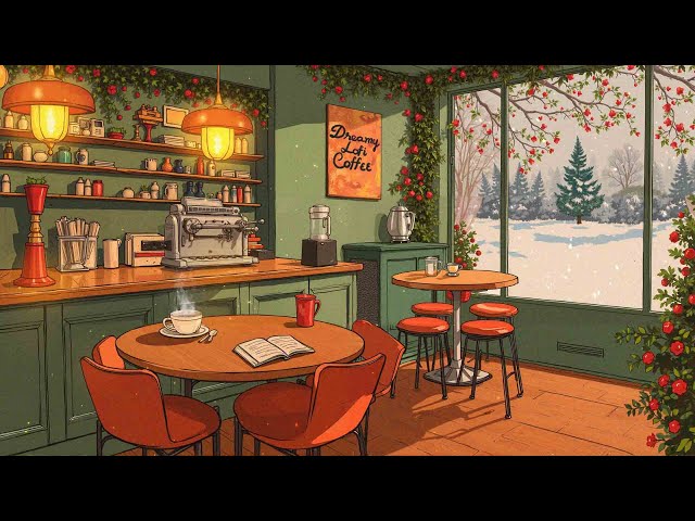 Positive Sunday Morning 🌲Vintage Lofi Music ❄ Cozy Cafe Beats☕️Lofi playlist for Relax/Study/Work