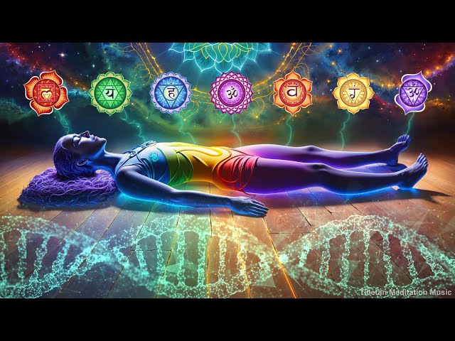 All 7 Chakras Healing Music [removes negative energy, clears the aura & improves the body] 528HZ