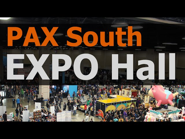 PAX South Expo Hall Highlights in 4k