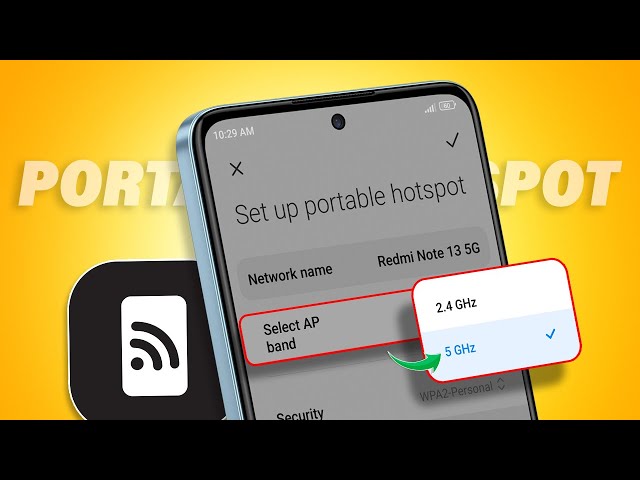 How to Set 5ghz AP Band in Mobile Hotspot on Xiaomi Phones | Wi-Fi Hotspot AP Band