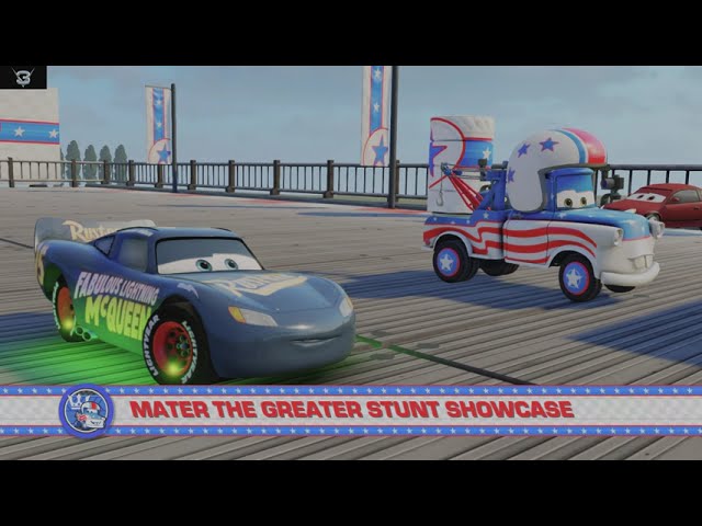 Cars 3: Driven to Win 2nd Boss with fabulous lightning McQueen