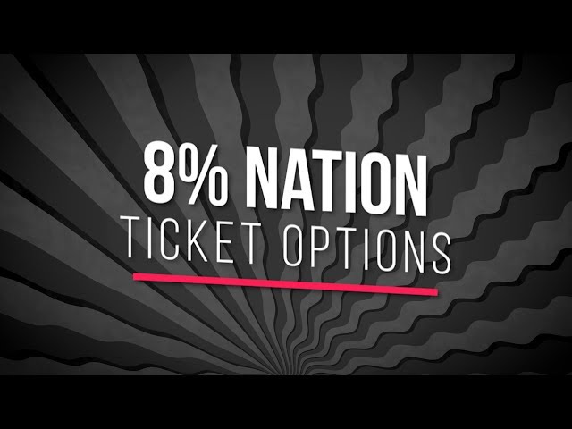 8% Nation Conference Ticket Options!