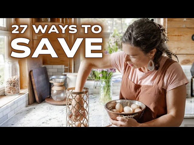 Low Income Homemaking with a Family of 8 | 27 Ways to SAVE