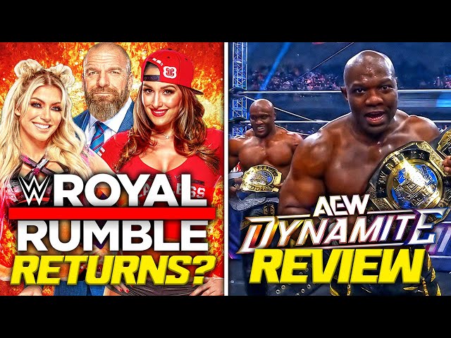 WWE Planning HUGE RUMBLE RETURNS? New AEW Champs Crowned! AEW & NXT Review