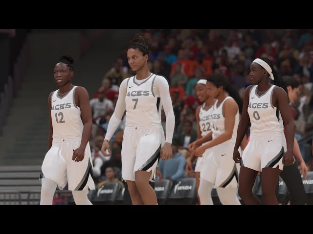 NBA2K24 WNBA Gameplay - Connecticut Sun VS Las Vegas Aces - PS5