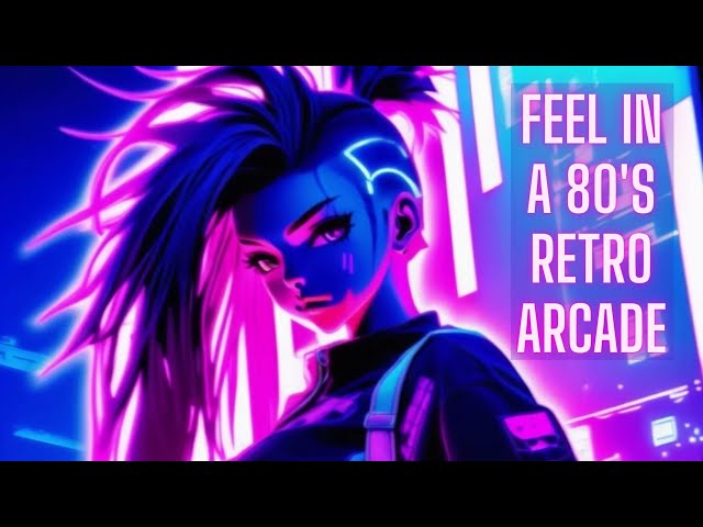 Synthwave Retrowave MegaMIX | 80's 90's Retro Vibes | Tron Music Ambient | Neon Arcade Nostalgia