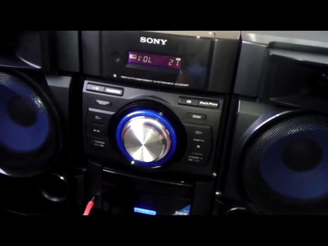 Sony MHC-EC909IP MINI HIFI System Bass Test And Loudness Test