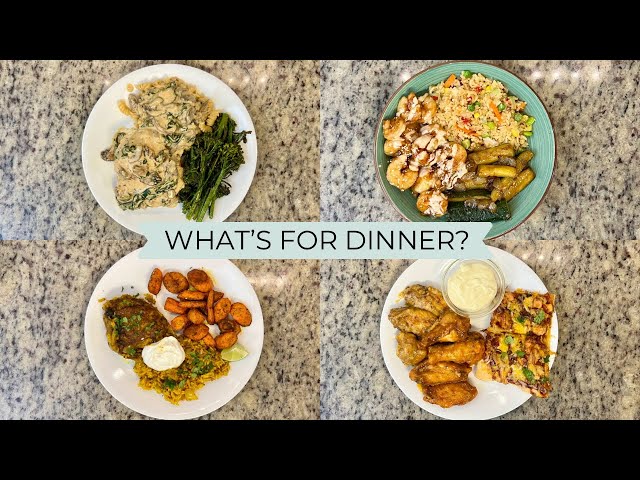 WHAT’S FOR DINNER? | EASY & BUDGET FRIENDLY | REALISTIC WEEKNIGHT MEALS | DINNER INSPIRATION