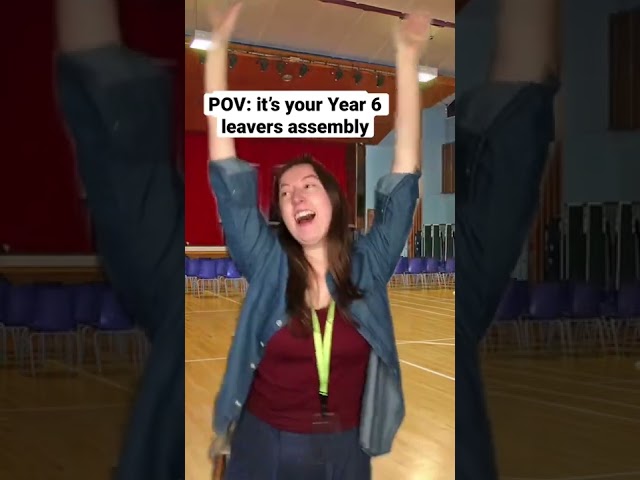 POV: Year 6 leavers assembly #shorts #relatable #schoolmemes #comedy #teacher #uk