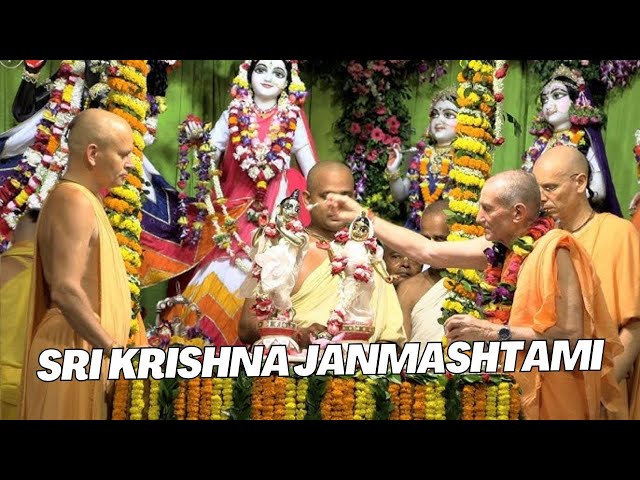 Mangal Aarti Darshan Shri Krishna Janmashtami | Mangal Aarti ISKCON Krishna Janmashtami