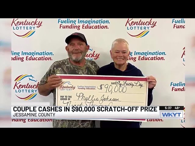 Kentucky couple wins big on scratch-off ticket