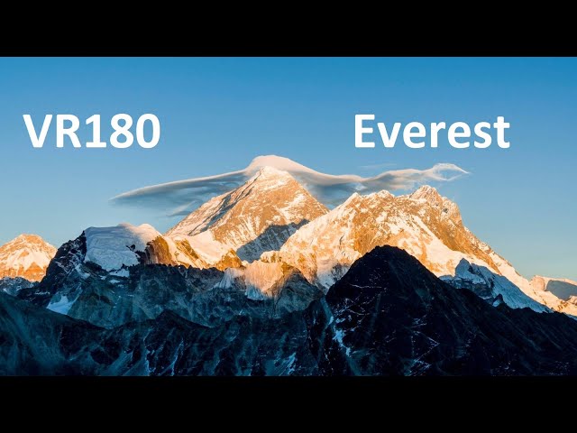 Flight to Mount Everest 3D VR180 video