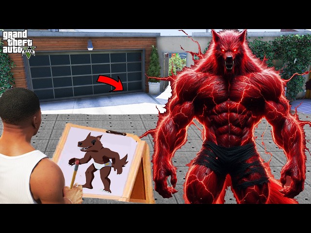 Franklin Uses Magical Painting To Make Strongest WEREWOLF In Gta V ! GTA 5 new