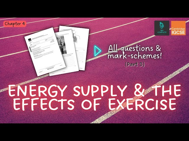 QUESTIONS, A* ANSWERS & MARK SCHEMES - Energy Systems (Ch 4) - IGCSE exam revision