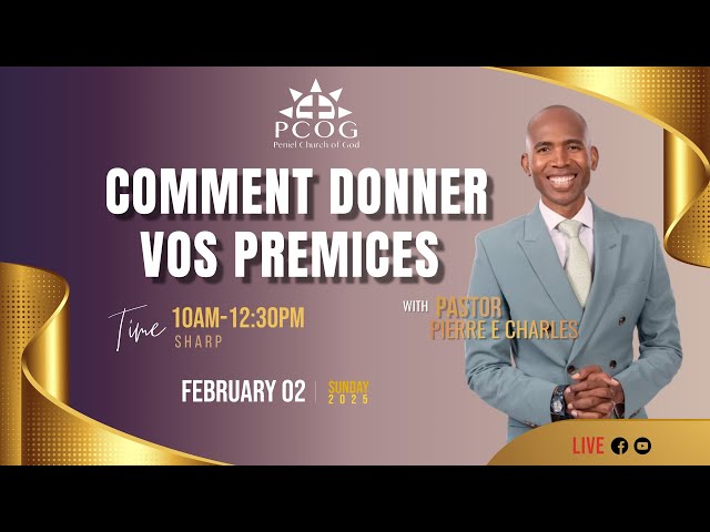 Comment Donner Vos Premices || Pastor Pierre E. Charles || 02/09/2025