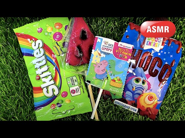 ASMR Relaxing Candy Unboxing | Chocolate Cream, Chupa Chups Peppa Pig Lollipops (No Talking) 🍭🍫