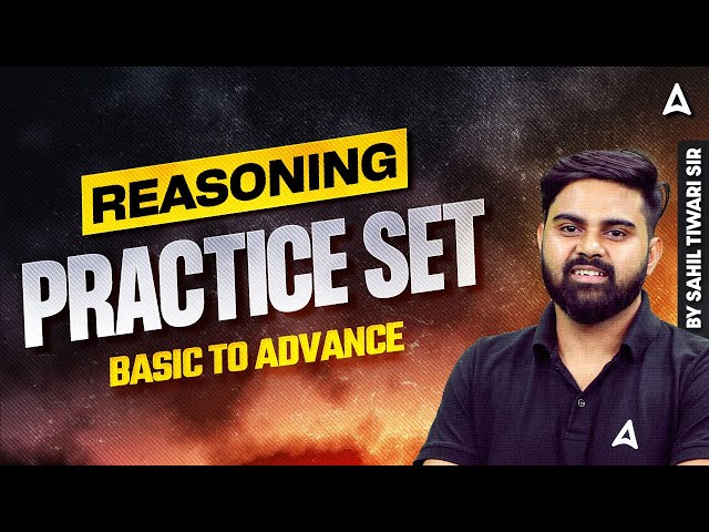 SSC CGL 2025 | SSC CGL Reasoning Class 2025 | SSC CGL Reasoning Practice Set | By Sahil Tiwari Sir