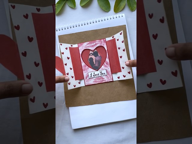 Valentine’s Day gift idea ♥️ #shorts #diy #handmade #easy #cards #best #couple #bf #craft #trending