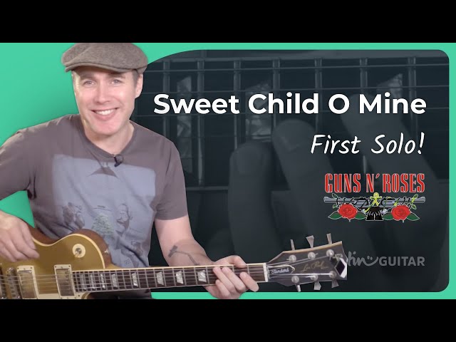 How to play Sweet Child O Mine on guitar | First Solo #JGTRSweetChild