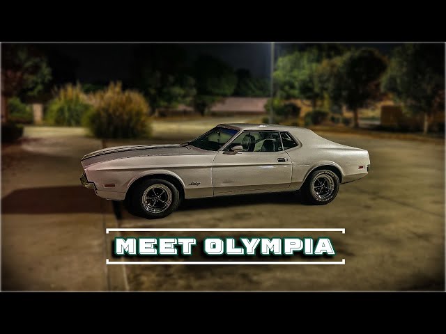 Meeting Olympia, My classic Mustang!