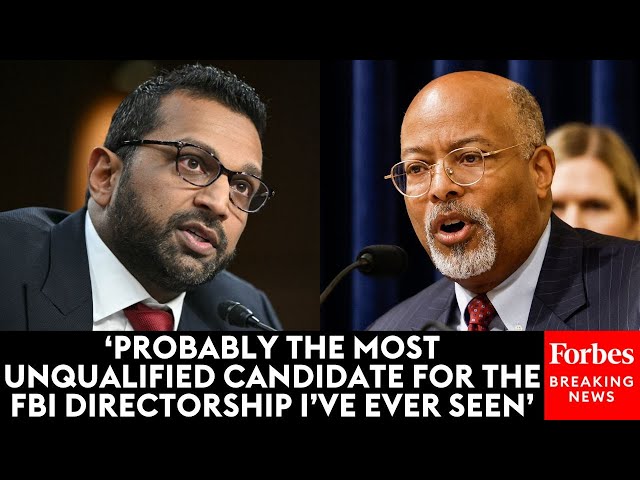 JUST IN: Glenn Ivey Leads Dem Press Conference Bashing FBI Director Nominee Kash Patel