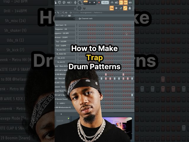 How to Make TRAP Drum Patterns