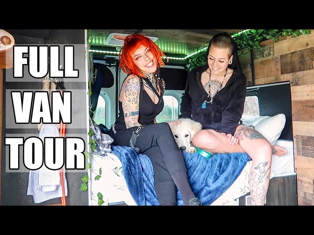 TOUR of Stephi's CUSTOM VAN for female travel