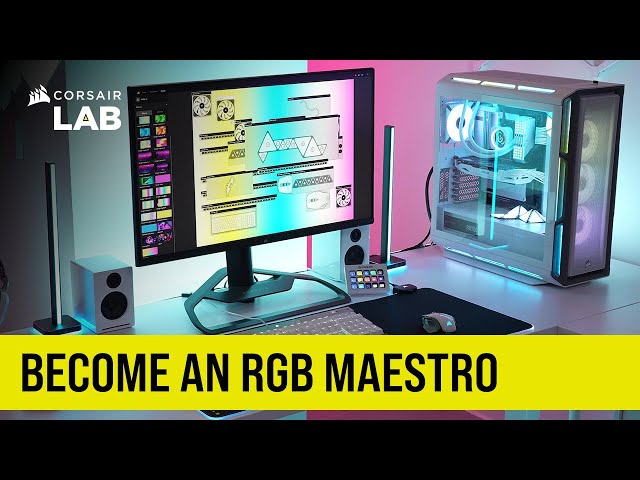 Become an RGB Maestro with CORSAIR iCUE