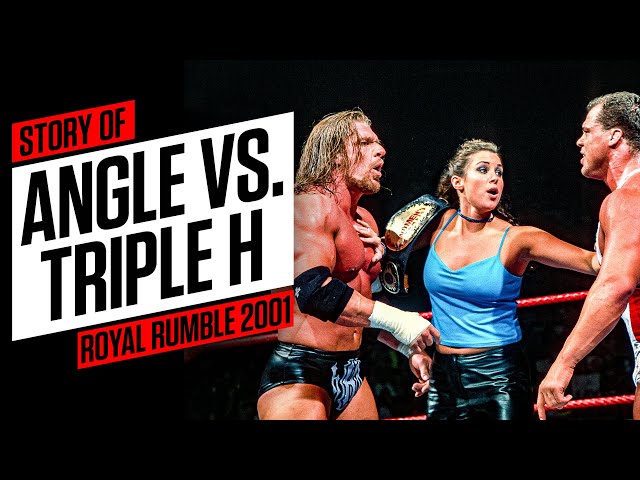 Story of Kurt Angle vs. Triple H at Royal Rumble 2001